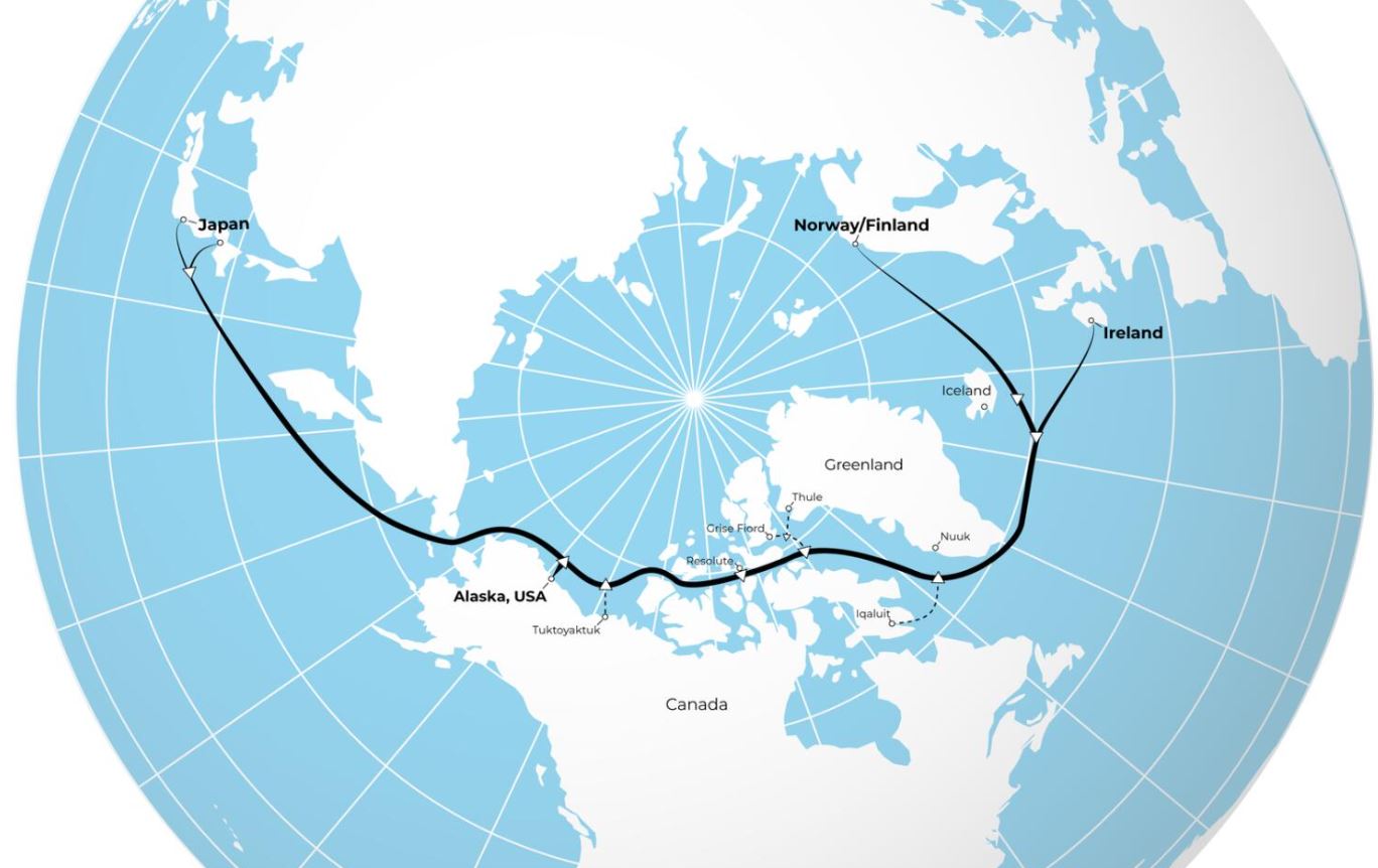 The Far North Fiber project cable would connect Europe directly to Asia and allow massive data transfers at speed, connecting major data centre hubs in Ireland to Asia.