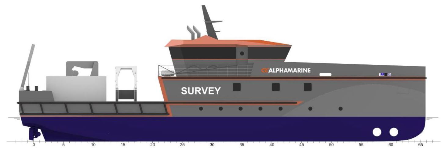 Alpha Marine has reached an important milestone today with the announcement of plans for a newbuild Survey Ship