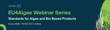 EU4Algae Thematic Webinar Series Banner